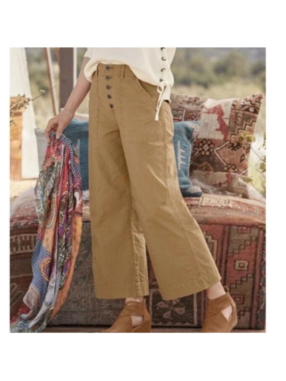 Sundance MARNE CROPPED SURPLUS PANTS
